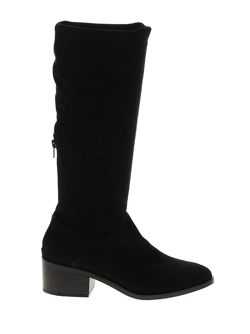 Steve Madden Black Over-the-Knee Block Heel Boots
